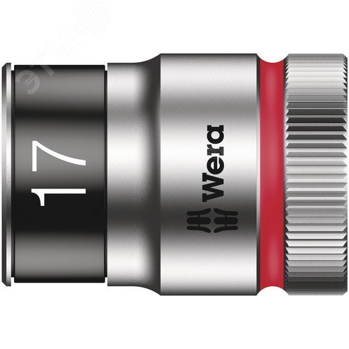 Головка торцевая шестигранная 8790 HMC HF Zyklop DR 1/2 с фиксацией крепежа 17X37 мм - фото 1