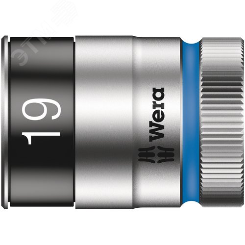 Головка торцевая шестигранная 8790 HMC HF Zyklop DR 1/2 с фиксацией крепежа 19X37 мм - фото 1