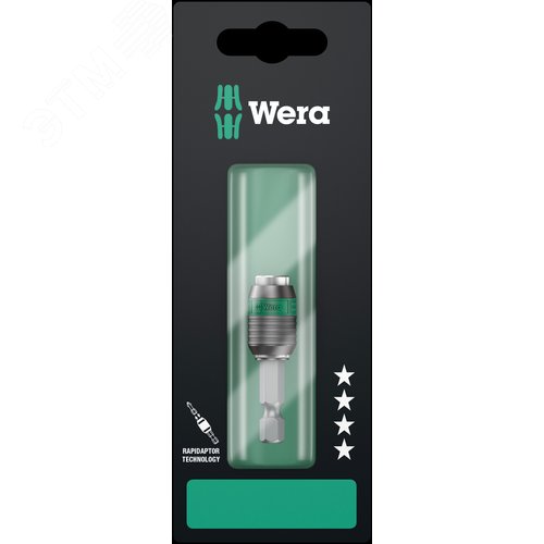 Битодержатель 889/4/1 K Rapidaptor SB с быстрозажимным патроном хвостовик 1/4 E 6.3 с магнитом 1/4X50 мм с держателем-еврослот - фото 1