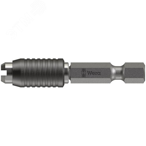 Битодержатель 898/4/9-21 с быстрозажимным патроном хвостовик 1/4 E 6.3 4 мм Halfmoon/HIOS 50 мм - фото 1