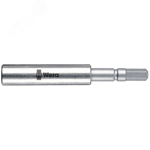 Битодержатель 899/3/1 с втулкой из нержавеющей стали хвостовик 7/32 A 5.5 для бит 1/4 С 6.350 мм 72 мм - фото 1