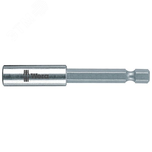 Изображение товара Битодержатель 899/4/1 75 с втулкой из нержавеющей стали стопорным кольцом и магнитом хвостовик 1/4 E 6.3 для бит 1/4 С 6.3 75 мм (шт)