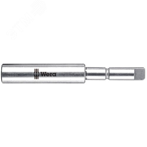 Битодержатель 899/8/1 с втулкой из нержавеющей стали стопорным кольцом и магнитом хвостовик 7 мм (9/32) G 7 для бит 1/4 С 6.3 75 мм - фото 1