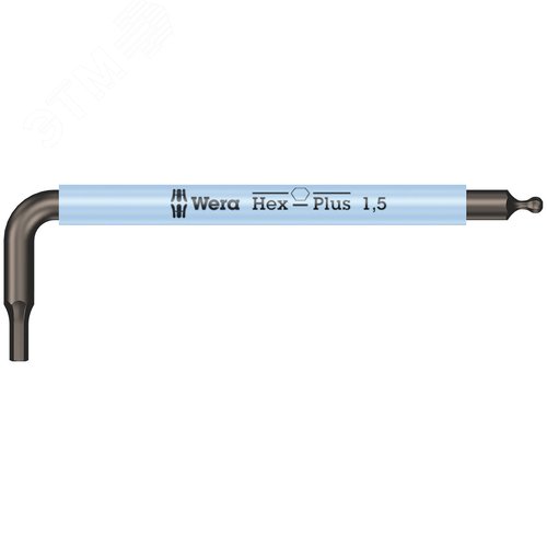 Ключ Г-образный 950 SPKS Multicolour с шаром 1.5X50 мм - фото 1