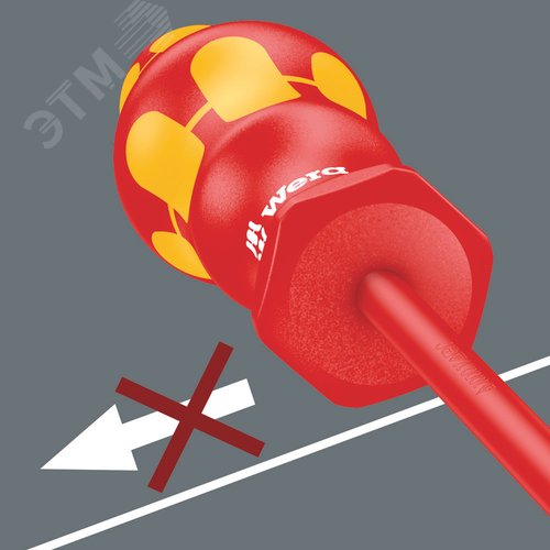 Набор отверток Kraftform Plus Серия 100 с индикатором напряжения с подставкой 7 предметов 160 i/165 i/7 Rack VDE - фото 9