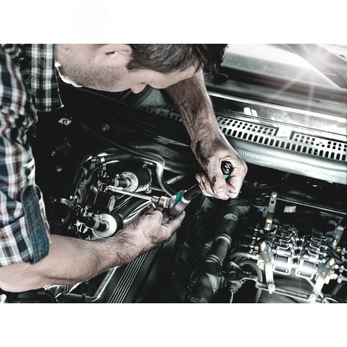 Набор головок торцевых со вставкой длинных 8767 C TORX HF 2 Zyklop с функцией фиксации крепежа DR 1/2 6 предметов комплектация: 6x 8767 C HF TORX Головка торцевая со вставкой Zyklop с приводом 1/2 с функцией фиксации крепежа: TX 20x140.0 TX 25x140.0 TX 27 - фото 3