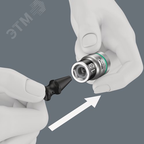 Набор торцевых головок с функцией фиксации крепежа Belt C 1 Zyklop DR 1/2 7 предметов комплектация: 6x 8790 HMC HF торцевая головка для трещотки Zyklop 1/2 с функцией фиксации крепежа: 10.0x37.0 13.0x37.0 15.0x37.0 16.0x37.0 17.0x37.0 19.0x37.0 1x Извлека - фото 6