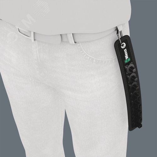 Пояс матерчатый Belt B 0/8 на 8 торцевых головок DR 3/8 пустой комплектация: 1x Belt B (матерчатый) на 8 инструментов неукомплектованный 45X275 мм 1x Набор полосок на липучках 30 200X30 мм - фото 5