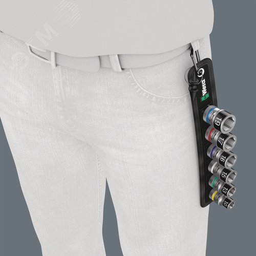 Набор торцевых головок с функцией фиксации крепежа Belt C 1 Zyklop DR 1/2 7 предметов комплектация: 6x 8790 HMC HF торцевая головка для трещотки Zyklop 1/2 с функцией фиксации крепежа: 10.0x37.0 13.0x37.0 15.0x37.0 16.0x37.0 17.0x37.0 19.0x37.0 1x Извлека - фото 10