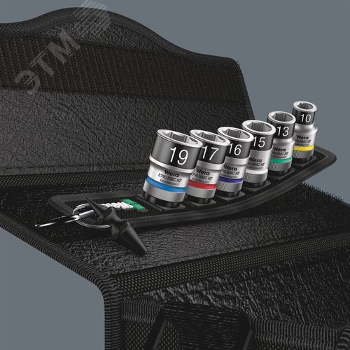 Набор торцевых головок с функцией фиксации крепежа Belt C 1 Zyklop DR 1/2 7 предметов комплектация: 6x 8790 HMC HF торцевая головка для трещотки Zyklop 1/2 с функцией фиксации крепежа: 10.0x37.0 13.0x37.0 15.0x37.0 16.0x37.0 17.0x37.0 19.0x37.0 1x Извлека - фото 9