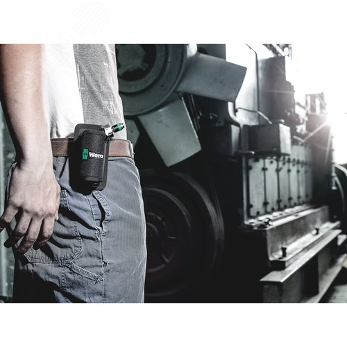 Набор бит с пистолетообразной рукояткой-битодержателем c трещоткой 7 предметов. Набор Kraftform Kompakt Pistol RA - фото 4