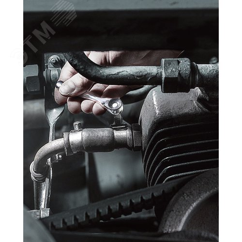 Трещотка DR 1/4 для прямого присоединения шестигранных 1/4 бит 2 предмета. 8001 A SB Zyklop Mini 1 - фото 2