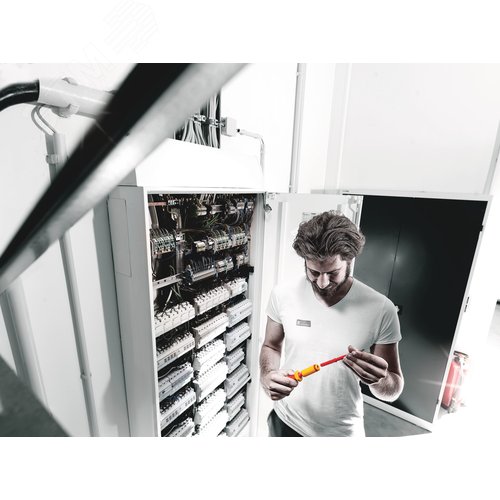 Рукоятка-держатель динамометрическая для отверток-насадок диэлектрических 1.2-3.0 Нм. 7441 VDE Kraftform - фото 2