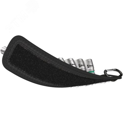 Набор торцевых головок Belt A 4 Zyklop 1/4 9 предметов комплектация: 9x 8790 HMA торцевая головка Zyklop 1/4: 5.0x23.0 5.5x23.0 6.0x23.0 7.0x23.0 8.0x23.0 10.0x23.0 11.0x23.0 12.0x23.0 13.0x23.0 1x Пояс A (матерчатый) на 9 инструментов неукомплектованный  - фото 2