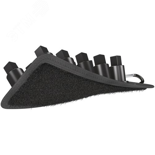 Прочный матерчатый пояс Belt B VDE на 10 отверточных головок DR 3/8 пустой неукомплектованный - фото 2