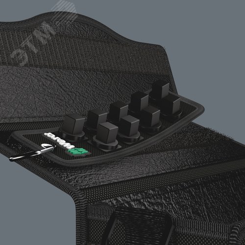 Пояс матерчатый Belt C Impaktor 0/9 на 9 торцевых головок DR 1/2 пустой комплектация: 1x Belt C (матерчатый) на 9 инструментов неукомплектованный 71X210 мм 1x Набор полосок на липучках 30 200X30 мм - фото 4