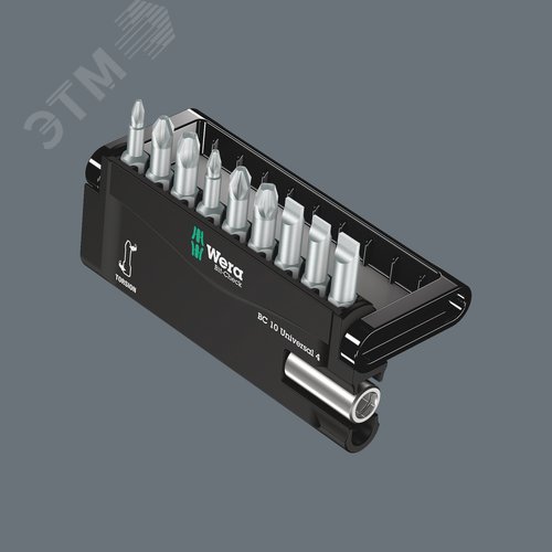 Набор бит с битодержателем Bit-Check 10 Universal 4 универсальное применение 10 предметов - фото 3