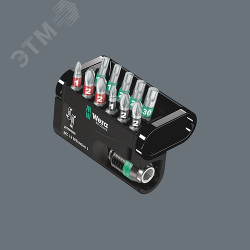 Набор бит биторсионных с битодержателем Bit-Check 12 BiTorsion 1 12 предметов - фото 3