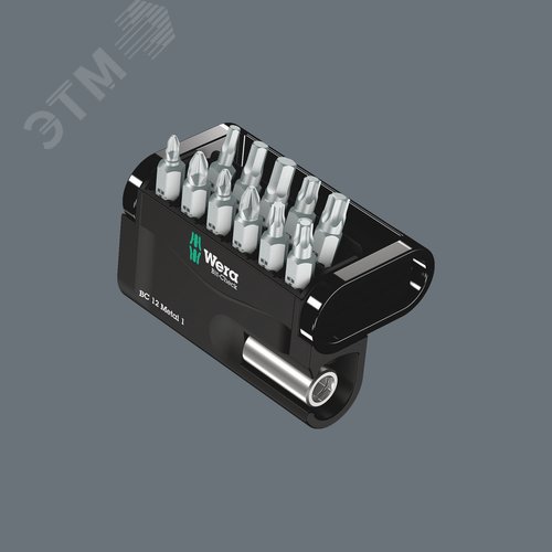 Набор бит с битодержателем Bit-Check 12 Metal 1 для работ по металлу 12 предметов - фото 3