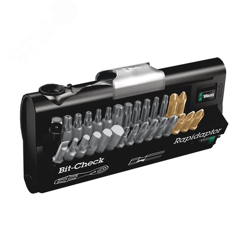 Изображение товара Набор бит Bit-Check 30 Zyklop Mini 1 с трещоткой 31 предмет (шт)