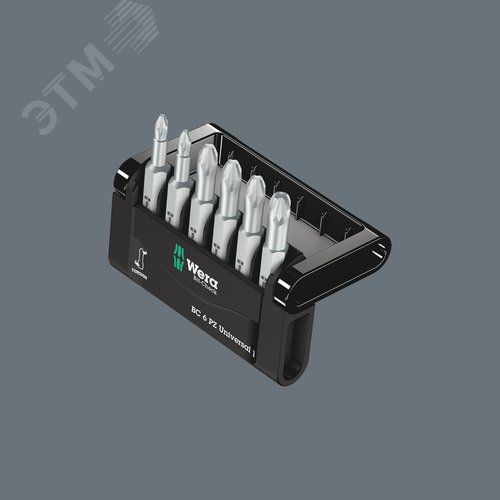 Набор бит Bit-Check 6 PZ Universal 1 универсальное применение 6 предметов - фото 3