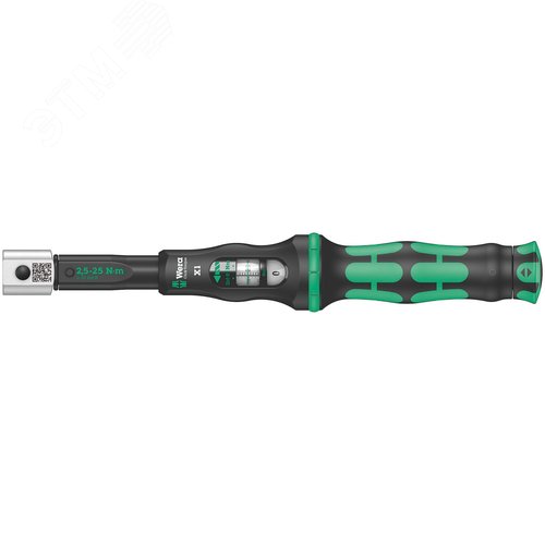 Изображение товара Ключ динамометрический для сменных насадок гнездо 9x12 мм 25-25 Нм погрешность ± 4% 283 мм. Click-Torque X 1 (шт)