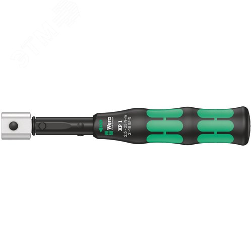 Ключ динамометрический для сменных насадок с установленным моментом 2.5 Нм гнездо 9x12 мм 25-25 Нм погрешность ± 2% 217 мм. Click-Torque XP 1 - фото 1