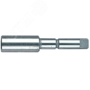 Битодержатель 899/8/1 K с втулкой из нержавеющей стали стопорным кольцом и магнитом хвостовик 7 мм (9/32) G 7 для бит 1/4 С 6.3 55 мм