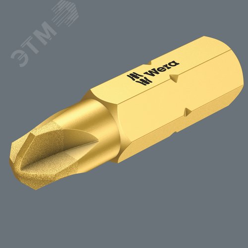 Бита 871/1 DC TORQ-SET Mplus алмазное покрытие повышенный крутящий момент хвостовик 1/4 C 6.3 6X25 мм - фото 3