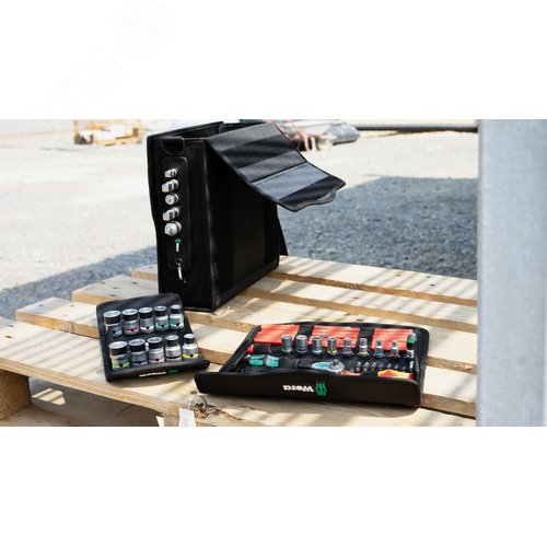 Набор инструмента для электриков Набор Kraftform Kompakt W Imperial 1 сервисный VDE. 35 предметов комплектация: 1x 817 VDE Kraftform Рукоятка-держатель 9X102 мм 1x Набор Kraftform Kompakt VDE 60 i 0.4X2.5X154 мм 3x Набор Kraftform Kompakt - фото 2