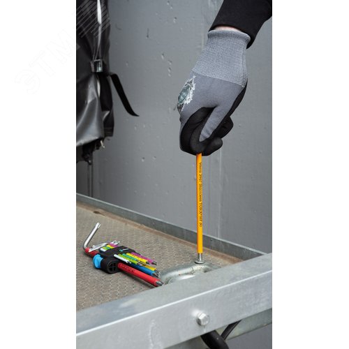 Набор Г-образных ключей с функцией фиксации крепежа 3967/9 TX SXL Multicolour HF TORX Stainless 1 нержавеющая сталь TX 8 - TX 40 9 предметов комплектация: 9x 3967 SXL HF Г-образные ключ TORX Multicolour с функцией фиксации крепежа удлиненный нержавеющая с - фото 3