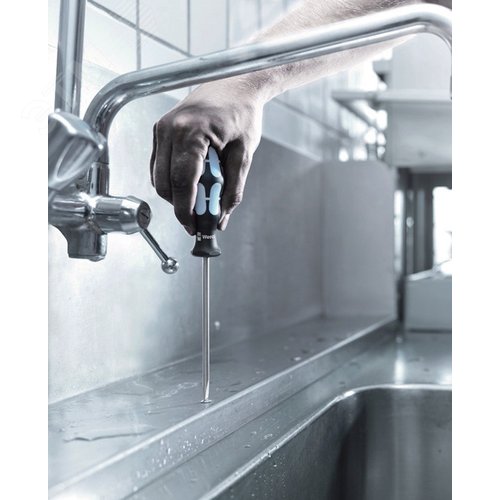 Отвертка шлицевая 3335 SL нержавеющая сталь 0.6X3.5X100 мм - фото 3