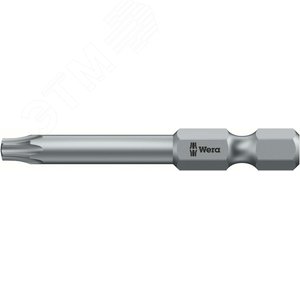 Изображение товара Бита 5-лучевая с отверстием под штифт вязкая твёрдость хвостовик шестигранный 1/4 E 6.3 8 IPR x 50 мм. 867/4 Z IPR TORX PLUS (5-lobe TORX) (шт)