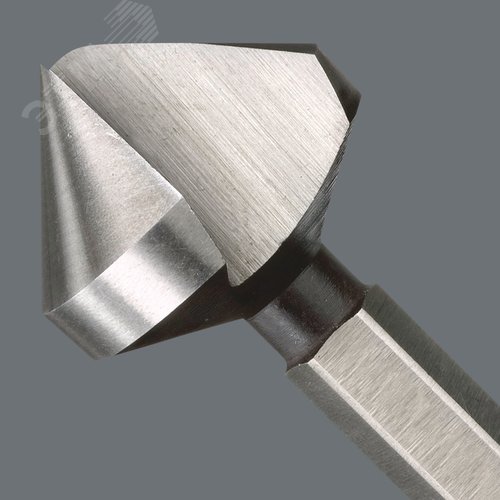 Насадка-зенкер 845/1 конический одноканавочный хвостовик 1/4 C 6.3 12.40X36 мм - фото 2