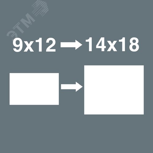Насадка-переходник 7779/1 F 14x18 мм (на сменный инструмент) x M 9x12 (на ключ) мм для динамометрических ключей Click-Torque серий X и XP - фото 3
