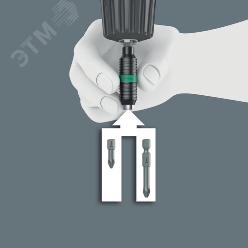 Битодержатель 897/4 R BiTorsion Rapidaptor с быстрозажимным патроном хвостовик 1/4 E 6.3 1/4X75 мм - фото 5