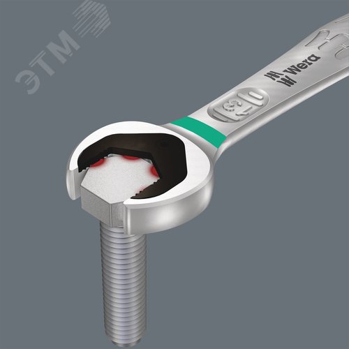 Ключ гаечный 6000 Joker комбинированный с трещоткой 10X159 мм - фото 5