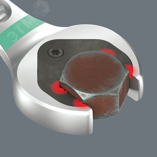 Ключ гаечный 6000 Joker комбинированный с трещоткой 10X159 мм - фото 6