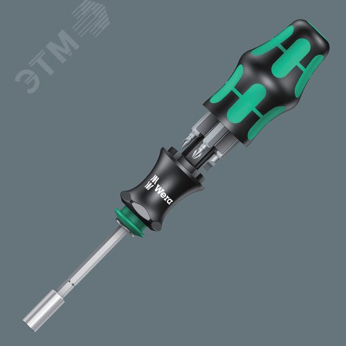 Набор бит с рукояткой-битодержателем Набор Kraftform Kompakt 28 и патроном Rapidaptor с сумкой 6 предметов - фото 3