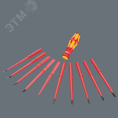 Отвертка-насадка сменная PlusMinus 62 i PH/S Набор Kraftform Kompakt VDE # 2X154 мм - фото 6