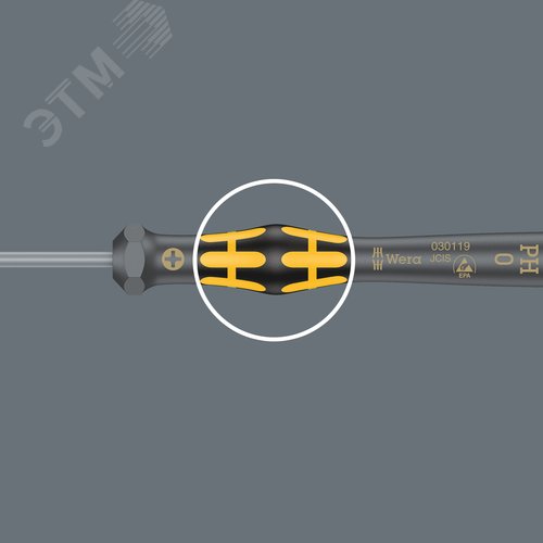 Отвертка торцевая антистатическая для прецизионных работ 1569 ESD Micro 5.5X60 мм - фото 6