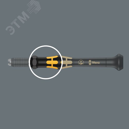 Ручка-битдержатель 1013 ESD Micro 97 мм 4 мм Halfmoon/HIOS - фото 7