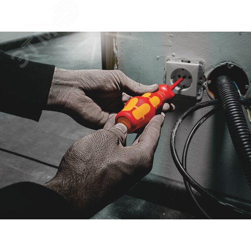 Рукоятка-держатель 827 T i Kraftform Turbo VDE 9X125 мм исключительно для отверток-насадок сменных - фото 3