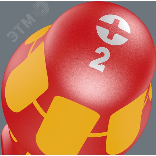 Отвёртка диэлектрическая крестовая 162 i PH/S PlusMinus VDE SB c комбинированным профилем PH/шлиц # 1X80 мм - фото 9