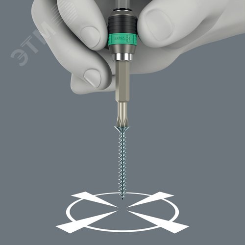 Рукоятка-битодержатель 816 RA с трещоткой 1/4X142 мм для бит 1/4 С 6.3 и E 6.3 - фото 10
