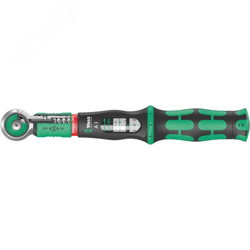 Изображение товара Ключ динамометрический , присоединительный квадрат 1/4'', 2-12 Нм, Safe-Torque A 1 (шт)