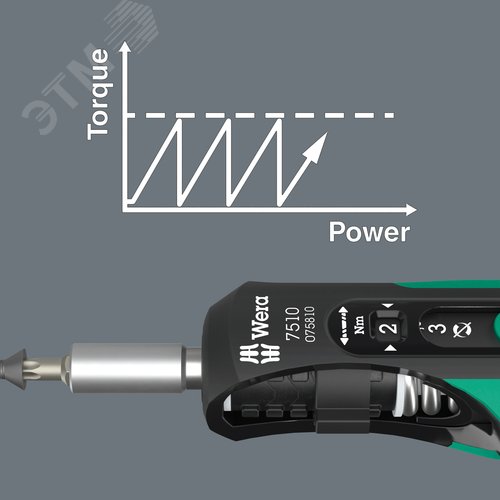 Отвертка динамометрическая, 1-3 Нм, 7510 Kraftform Safe-Torque Speed - фото 5
