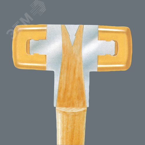 Киянка со сменными бойками из пластика Cellidor #1 диаметр головы 23 мм длина головы 76 мм длина 250 мм - фото 6