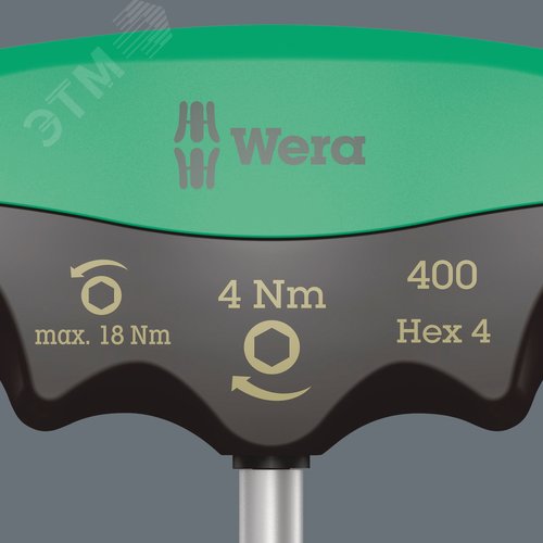 Индикатор крутящего момента с Т-образной рукояткой под внутренний шестигранник 400 Hex с фиксированным моментом затяжки с защитой от вмешательства в настройки 4X4.0 Нм - фото 7