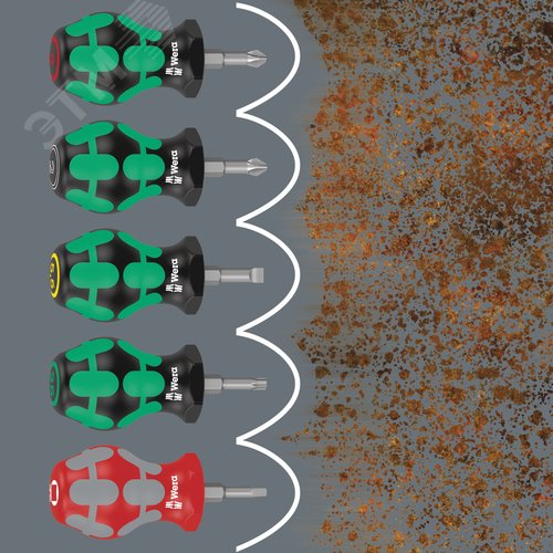 Отвёртка короткая 335 SL Stubby 1.2X8.0X24.5 мм - фото 5